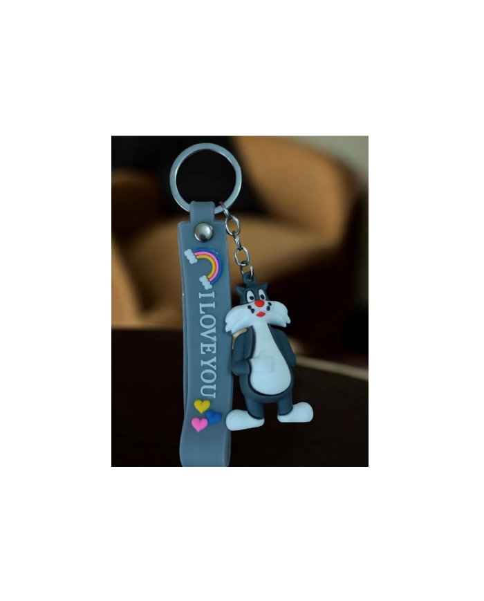 Bugs Bunny Figür Silikon Anahtarlık 2 Adet