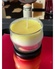 Ateş Meleği Kokulu Cam Kavanoz Mum(8×6)