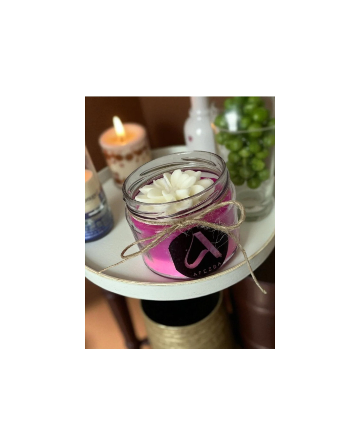 Ateş Meleği Kokulu Cam Kavanoz Mum