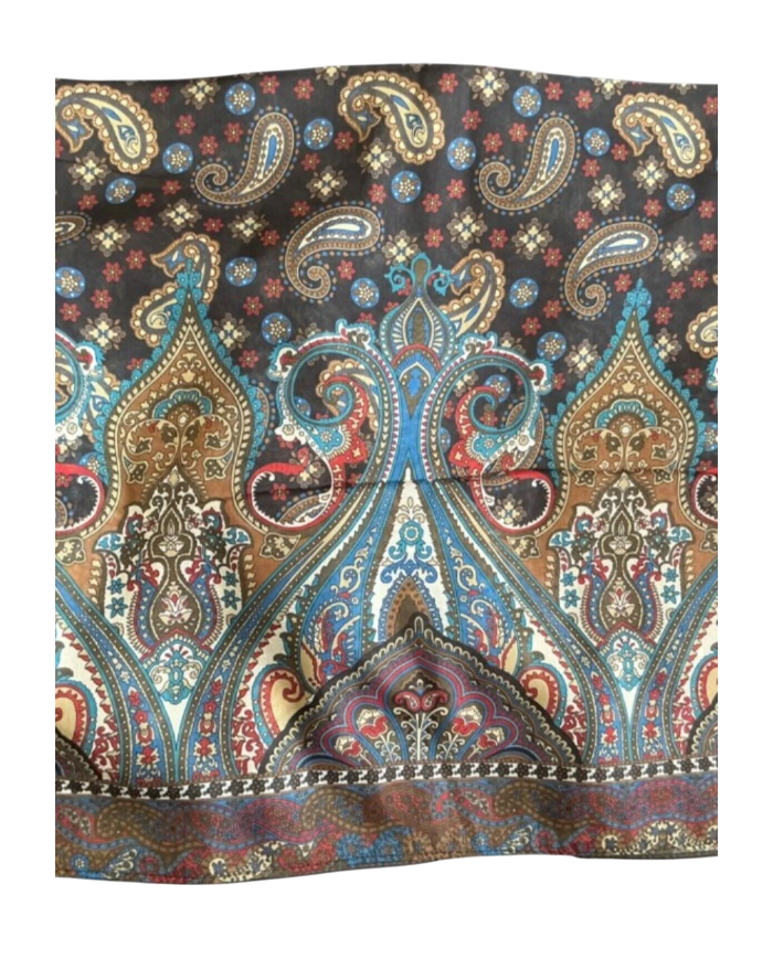 Desenli Renkli Kaydırmaz Soft Şal 185×75