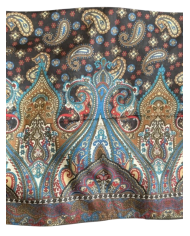 Desenli Renkli Kaydırmaz Soft Şal 185×75