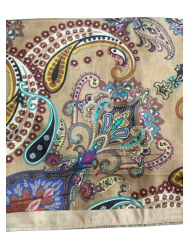 Kalp Desenli Renkli Kaydırmaz Soft Şal 185×75