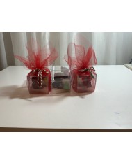 Tül İçinde Mika Kutu İçinde Ayıcık Mum(Yazı Yazılır) 1 Adet