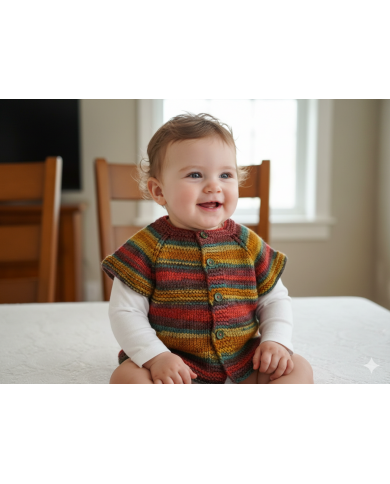 El Emeği Bebek Yelek 0-2 Yaş