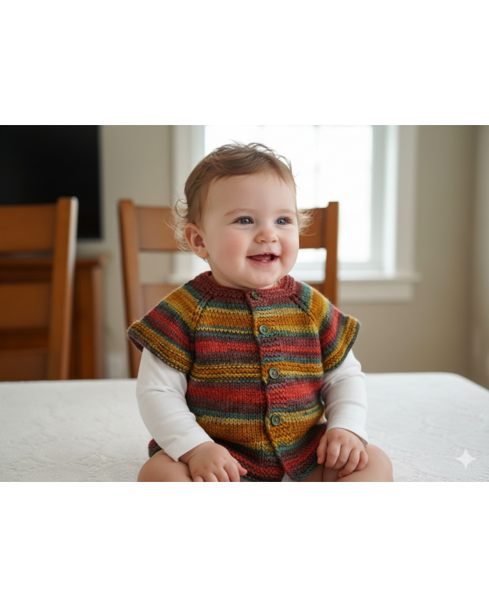 El Emeği Bebek Yelek 0-2 Yaş