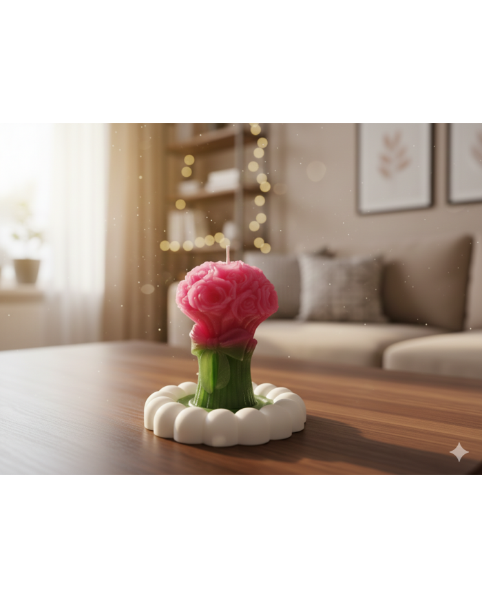 Beton Tabak Yasemin Kokulu Gül Buketi