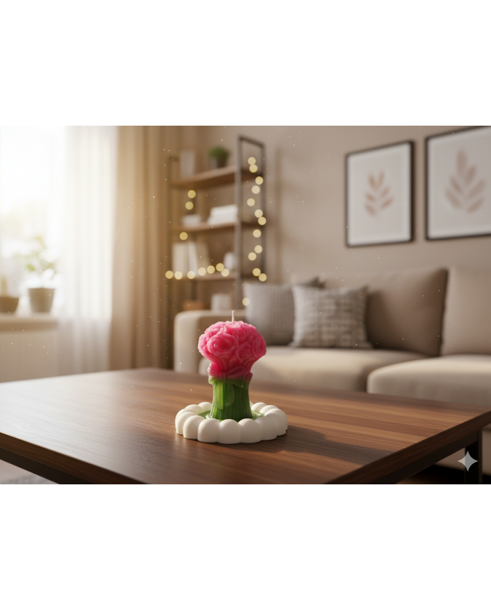 Beton Tabak Yasemin Kokulu Gül Buketi