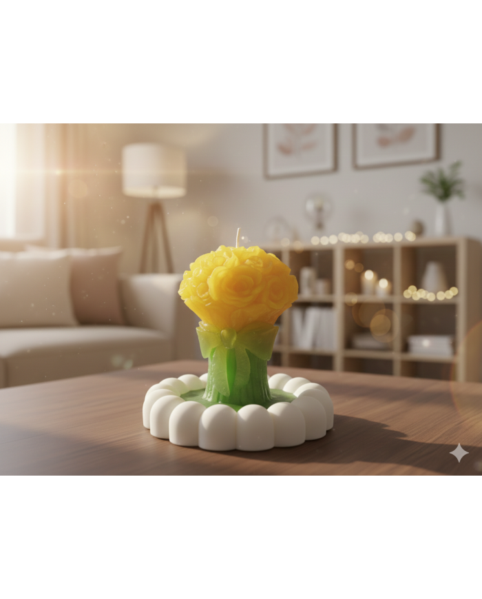 Beton Tabak Yasemin Kokulu Gül Buketi